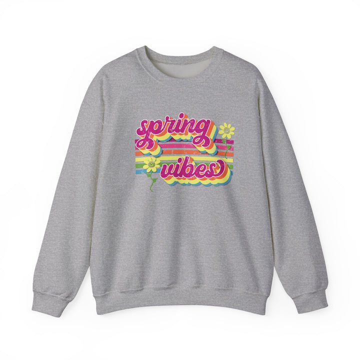 Spring Vibes Retro - Unisex Heavy Blend™ Crewneck Sweatshirt