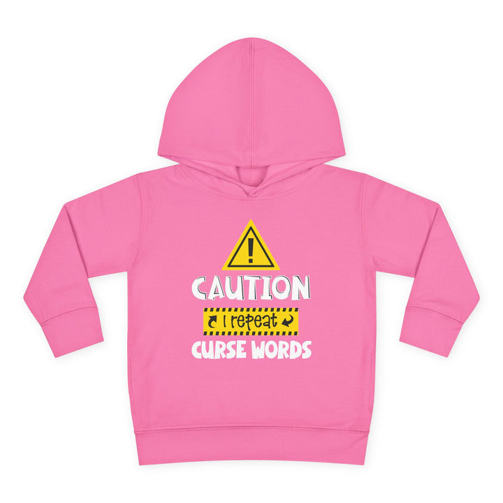 Caution - Toddler Pullover Fleece Hoodie