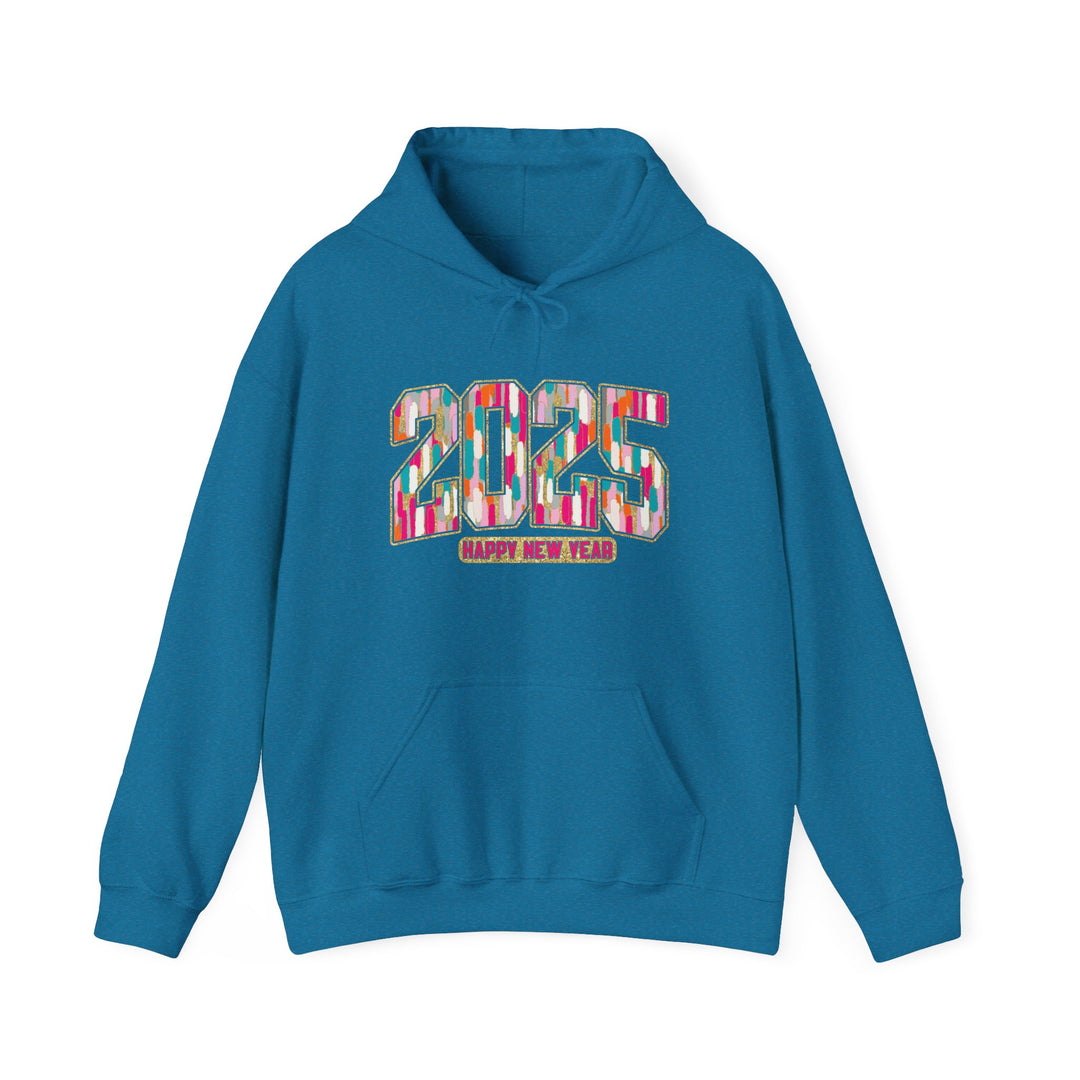 2025 Happy New Year - Unisex Heavy Blend™ Hooded Sweatshirt
