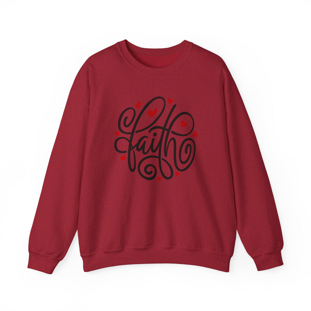 Faith Hearts - Unisex Heavy Blend™ Crewneck Sweatshirt
