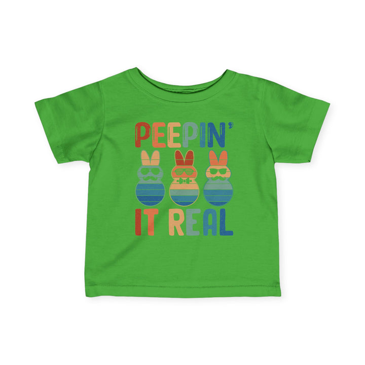 Peepin It Real - Infant Fine Jersey Tee