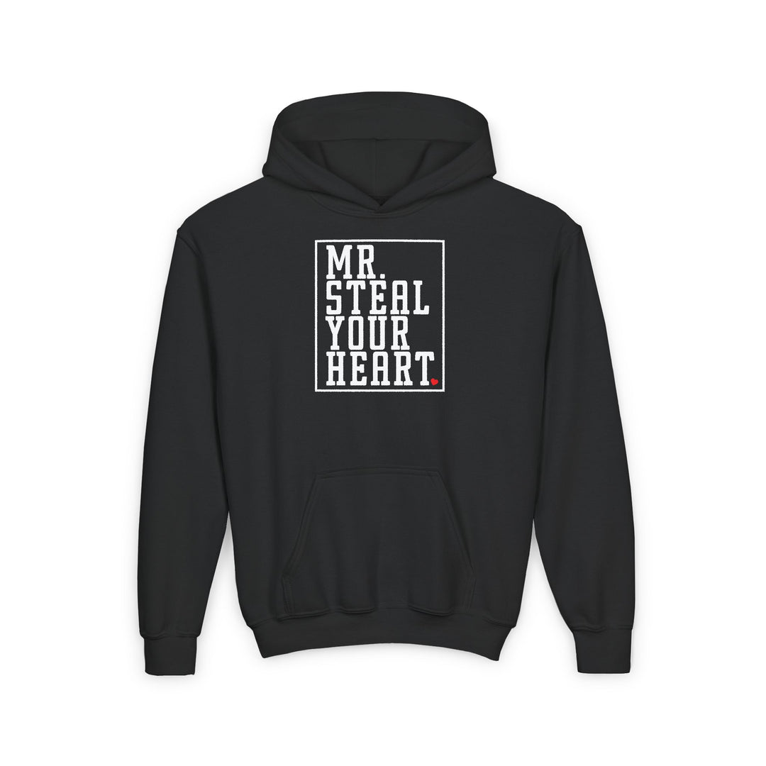 Mr. Steal Your Heart - Youth Heavy Blend Hooded Sweatshirt