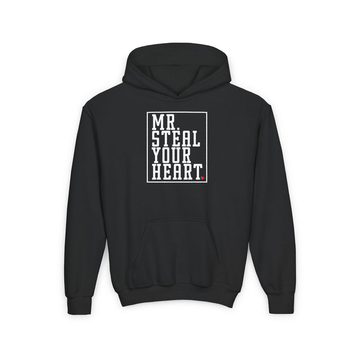 Mr. Steal Your Heart - Youth Heavy Blend Hooded Sweatshirt
