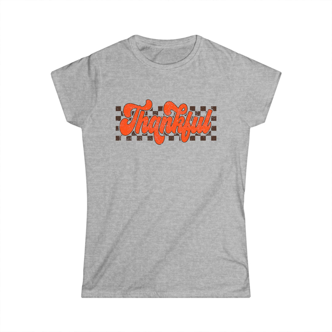 Retro Thankful - Women's Softstyle Tee