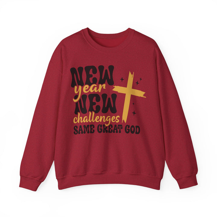 New Year Same Great God - Unisex Heavy Blend™ Crewneck Sweatshirt
