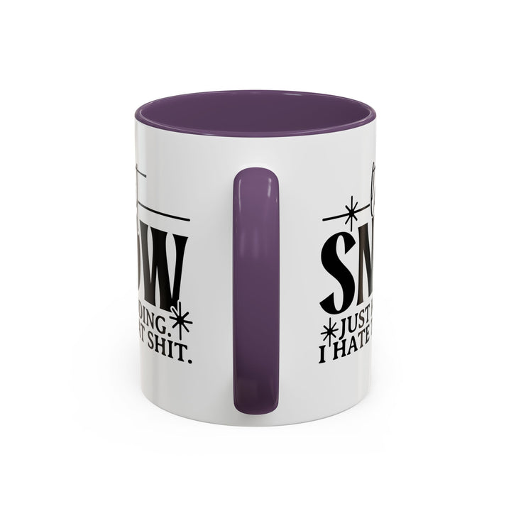 Let It Snow - Accent Coffee Mug (11, 15oz)