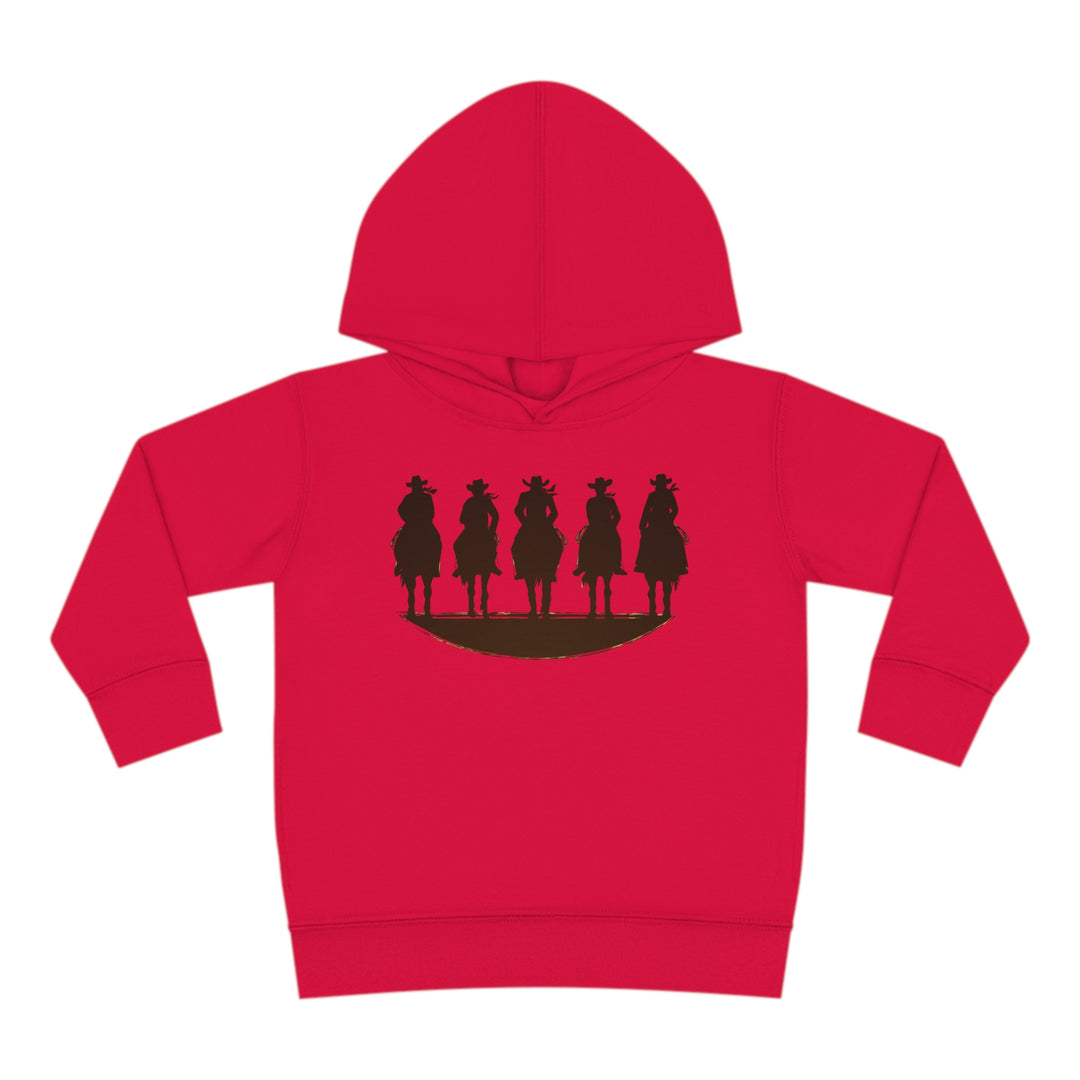 Cowboy Silhouette - Toddler Pullover Fleece Hoodie