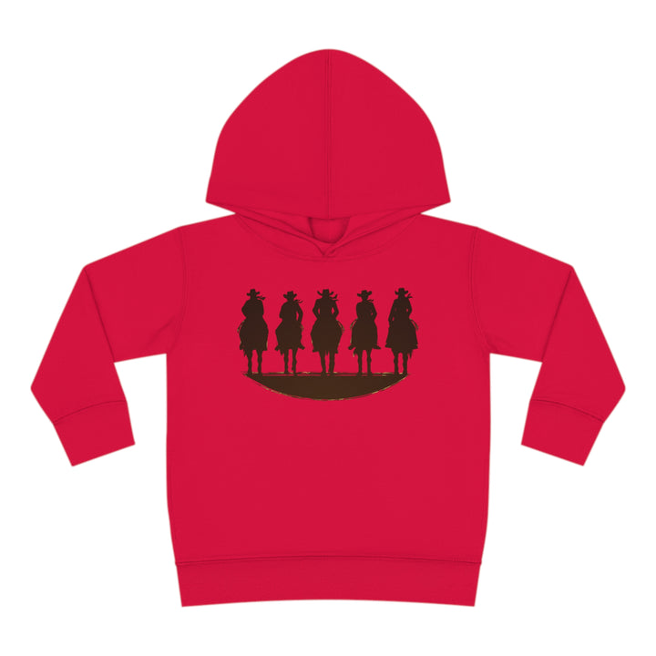 Cowboy Silhouette - Toddler Pullover Fleece Hoodie