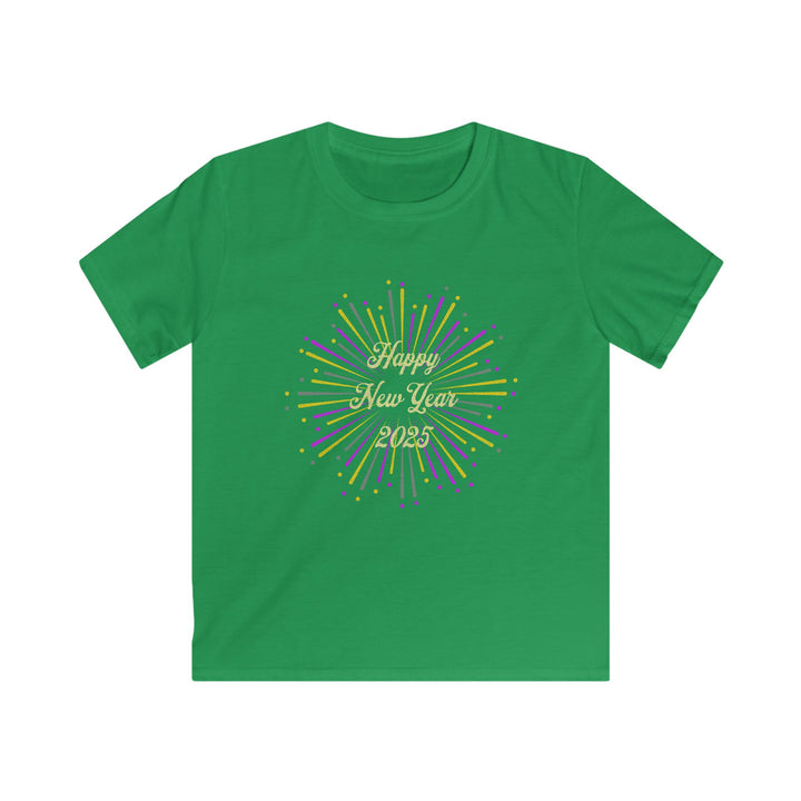 New Years Fireworks - Kids Softstyle Tee