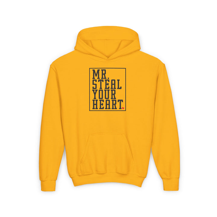Mr. Steal Your Heart - Youth Heavy Blend Hooded Sweatshirt