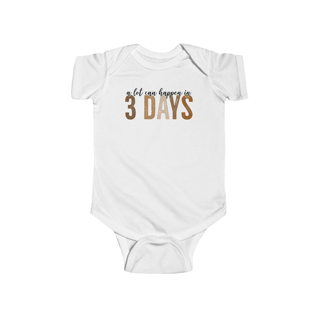 3 days - Infant Fine Jersey Bodysuit