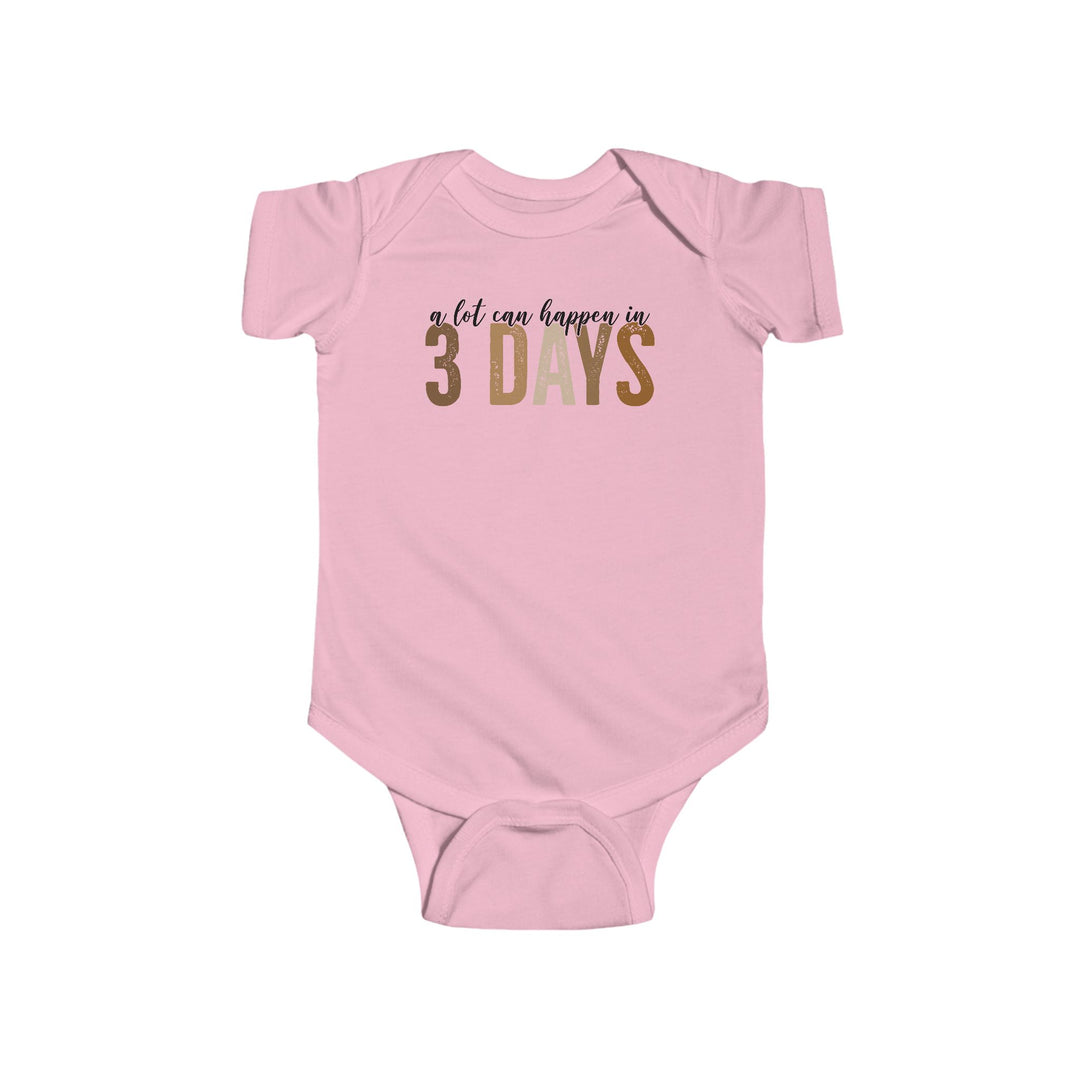 3 days - Infant Fine Jersey Bodysuit