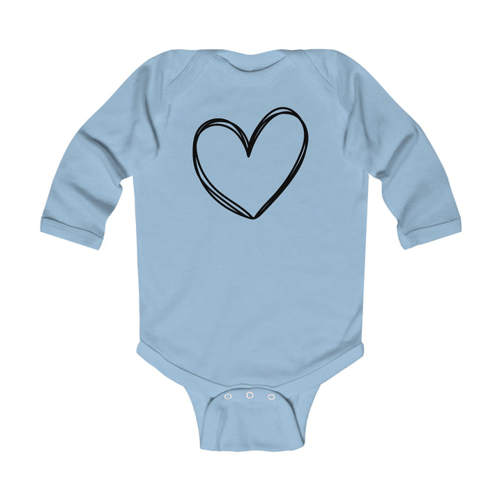 Heart - Infant Long Sleeve Bodysuit