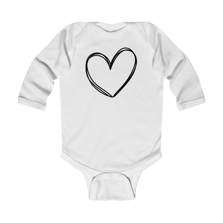 Heart - Infant Long Sleeve Bodysuit