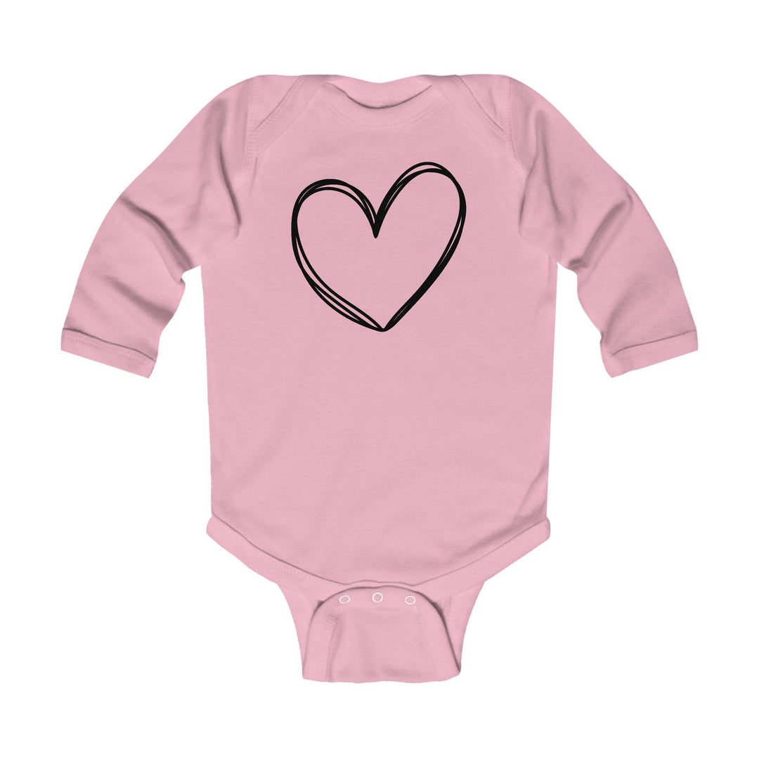 Heart - Infant Long Sleeve Bodysuit