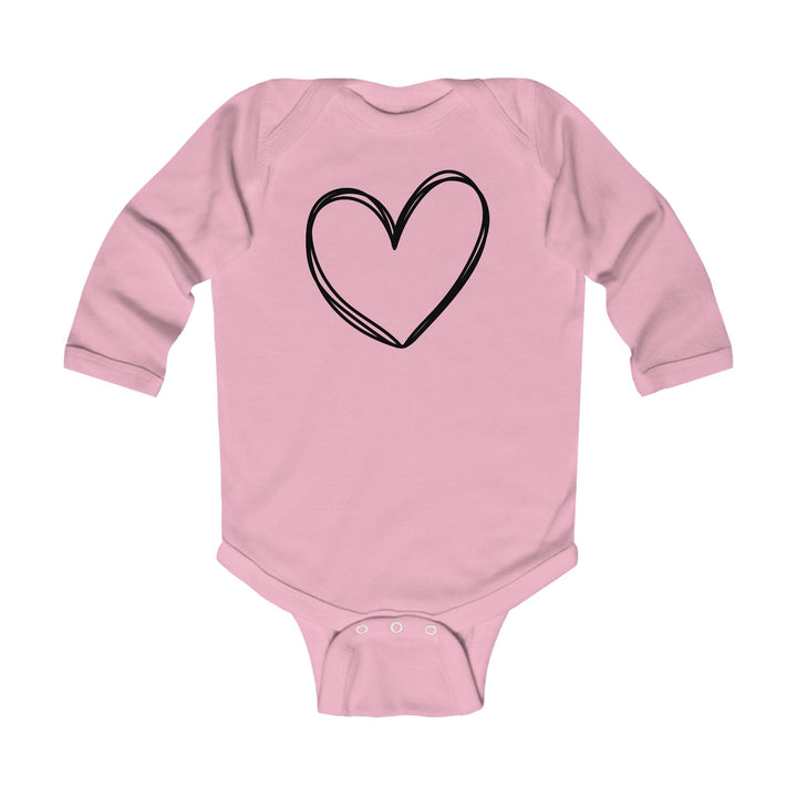 Heart - Infant Long Sleeve Bodysuit