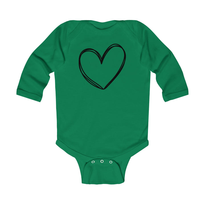 Heart - Infant Long Sleeve Bodysuit