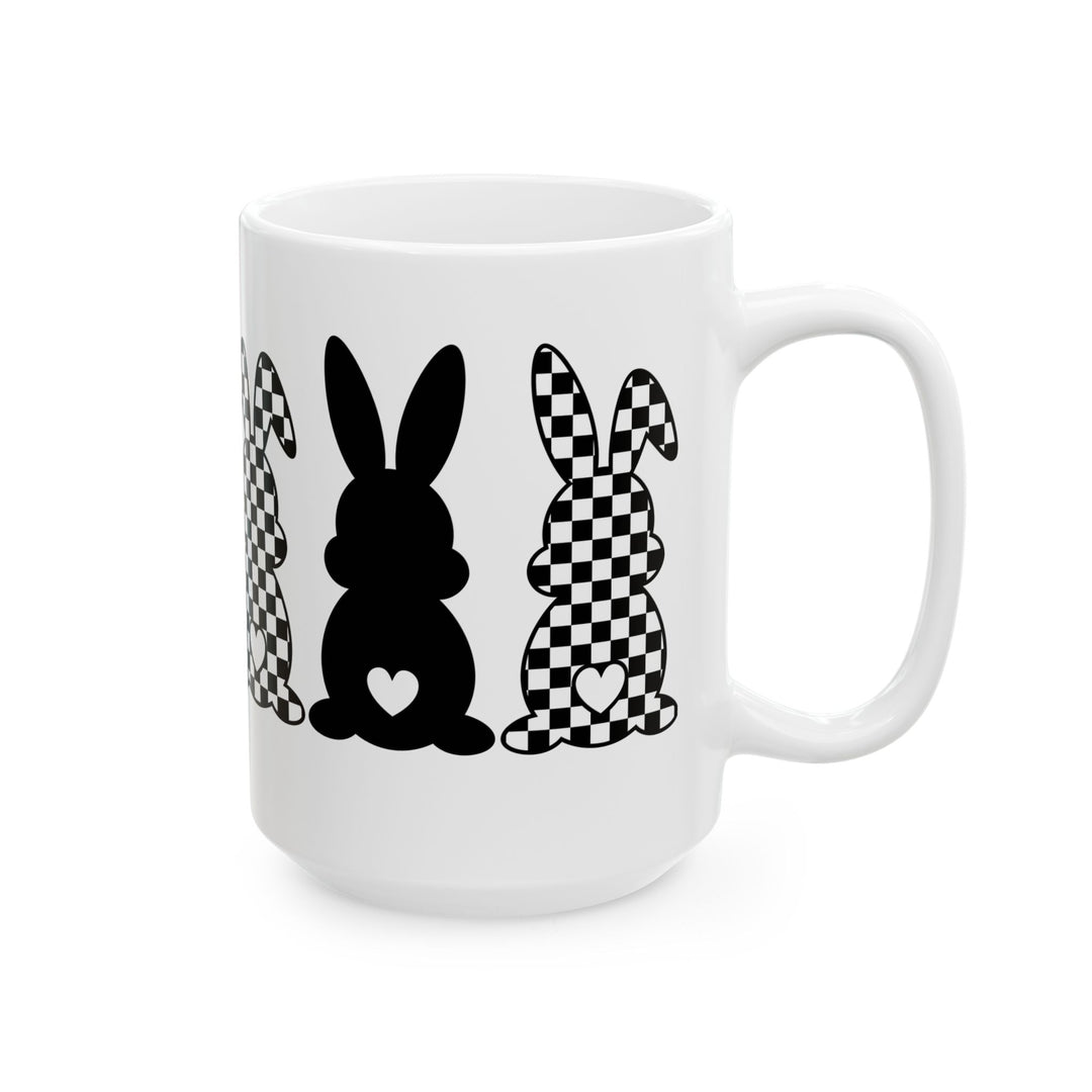 Heart Bunny - Ceramic Mug, (11oz, 15oz)