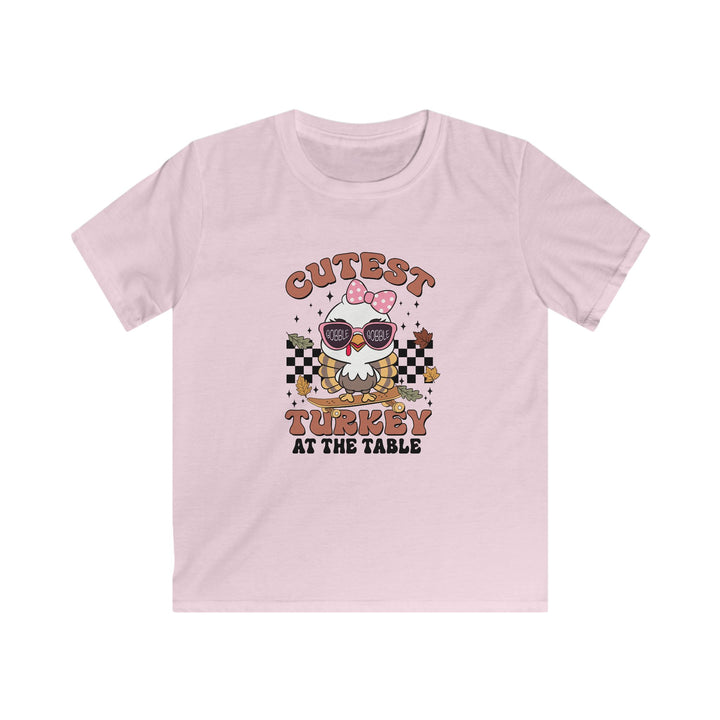 Cutest Turkey Girl - Kids Softstyle Tee
