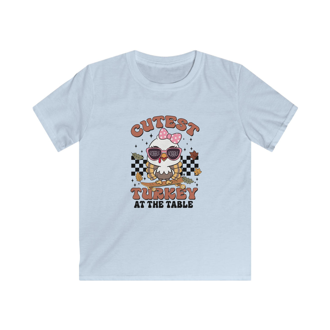 Cutest Turkey Girl - Kids Softstyle Tee