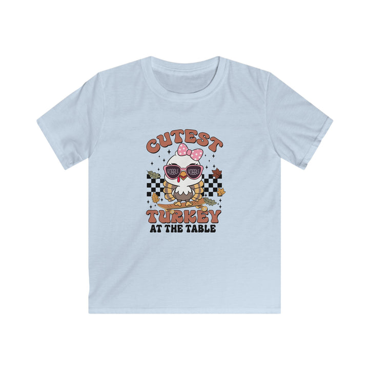 Cutest Turkey Girl - Kids Softstyle Tee