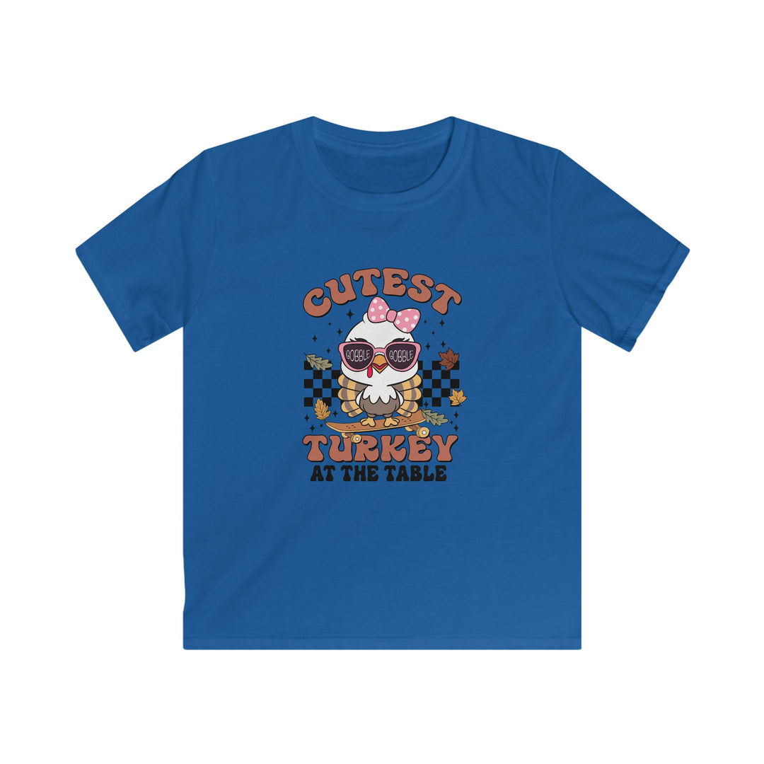 Cutest Turkey Girl - Kids Softstyle Tee