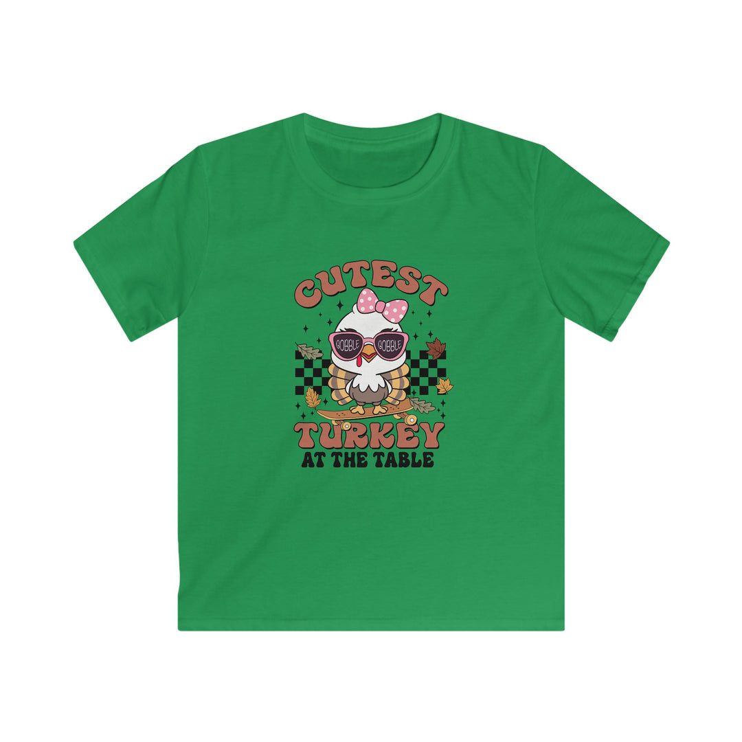 Cutest Turkey Girl - Kids Softstyle Tee
