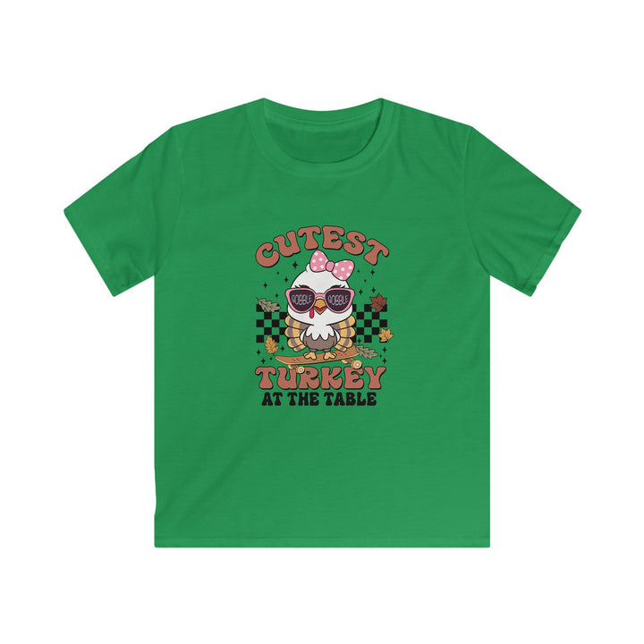 Cutest Turkey Girl - Kids Softstyle Tee