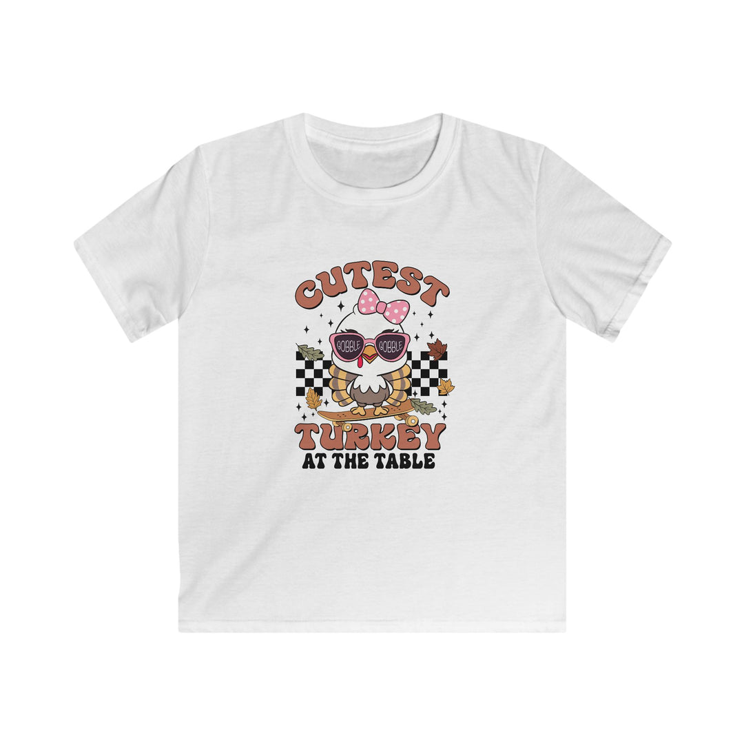 Cutest Turkey Girl - Kids Softstyle Tee