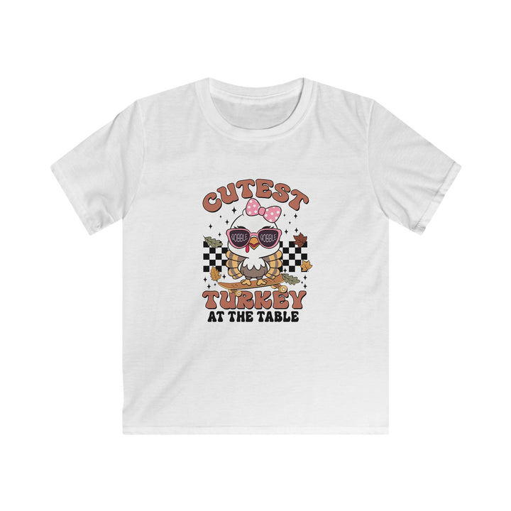 Cutest Turkey Girl - Kids Softstyle Tee