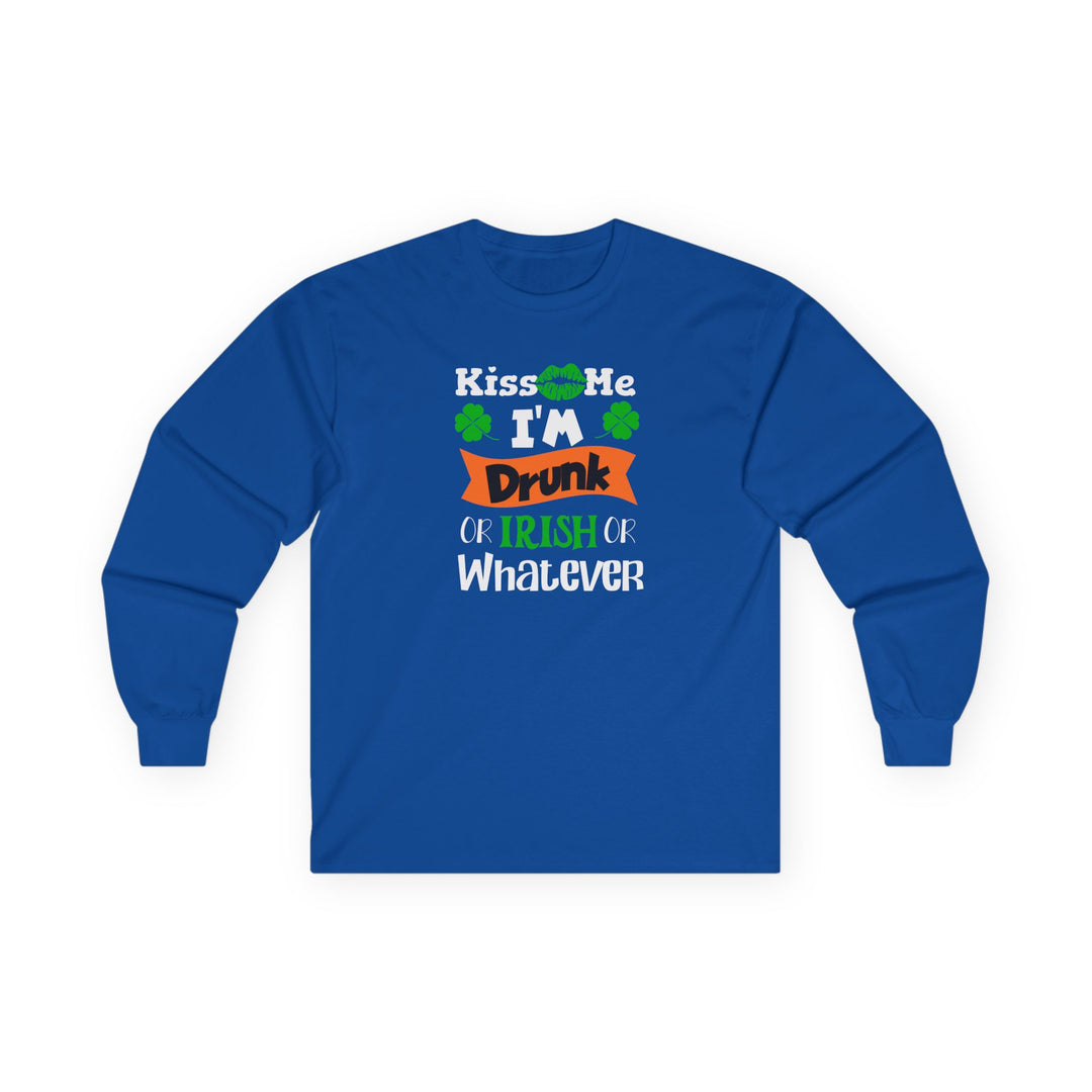Kiss Me I'm Drunk - Unisex Ultra Cotton Long Sleeve Tee