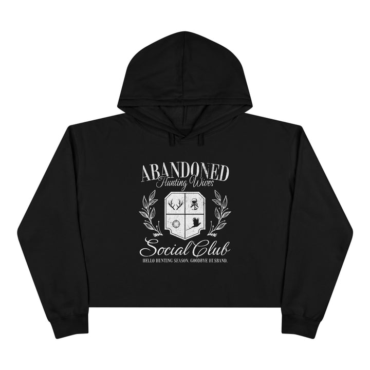 Abandoned Hunting Wives- Crop Hoodie