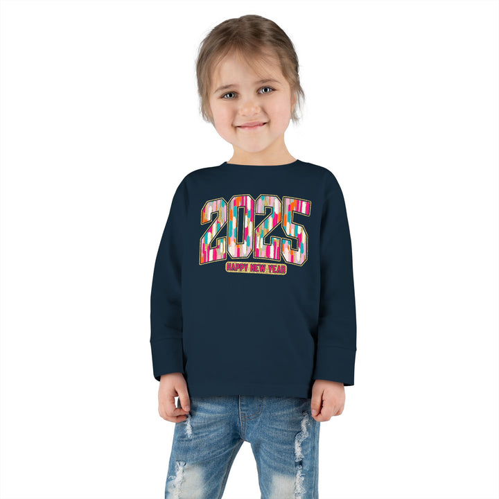 2025 Happy New Year - Toddler Long Sleeve Tee