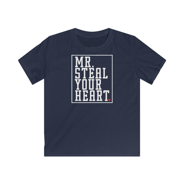 Mr. Steal Your Heart - Kids Softstyle Tee
