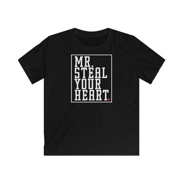 Mr. Steal Your Heart - Kids Softstyle Tee