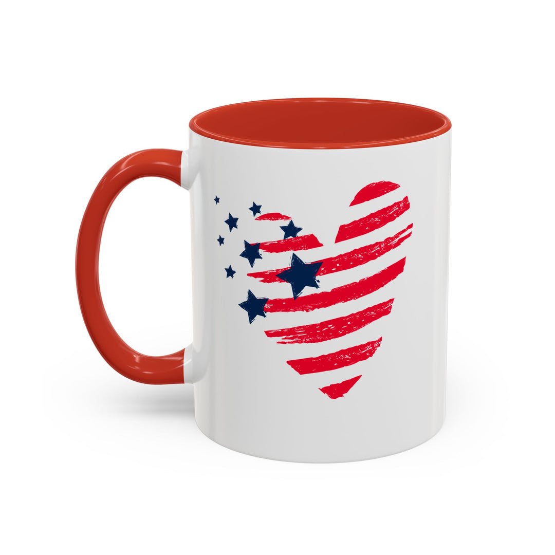 American Heart - Accent Coffee Mug (11, 15oz)