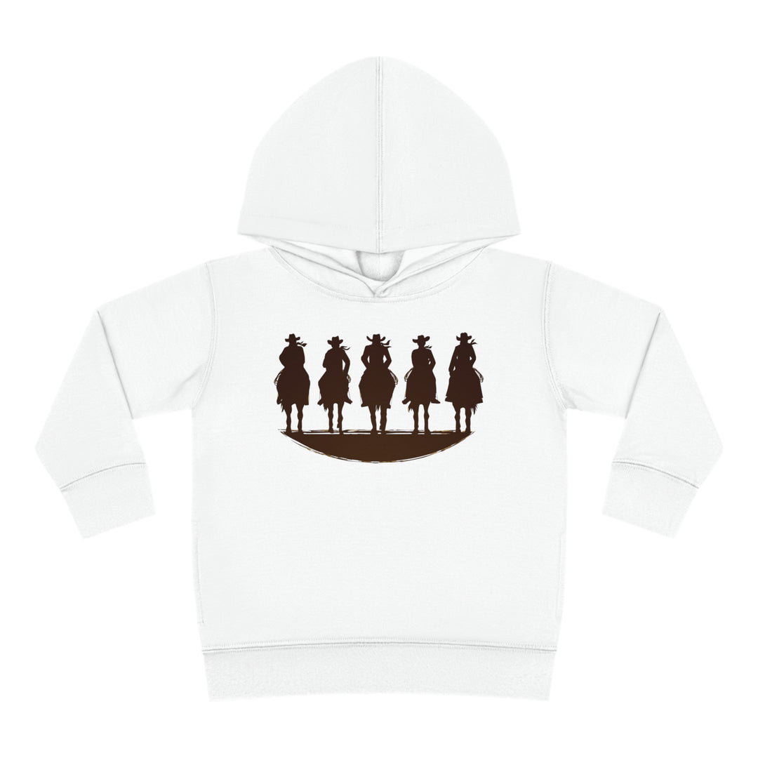 Cowboy Silhouette - Toddler Pullover Fleece Hoodie