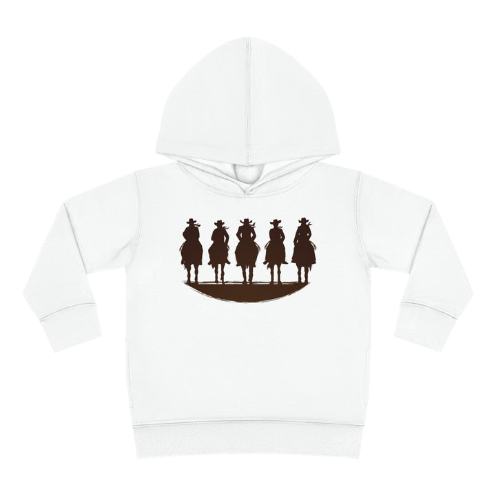 Cowboy Silhouette - Toddler Pullover Fleece Hoodie
