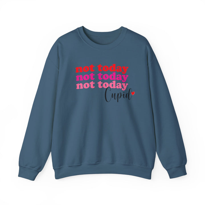 Not Today Cupid - Unisex Heavy Blend™ Crewneck Sweatshirt
