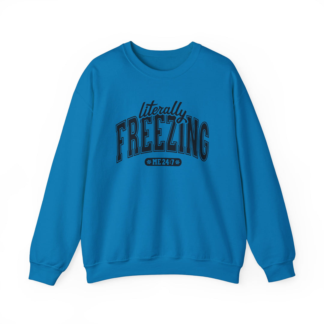 Literally Freezing - Unisex Heavy Blend™ Crewneck Sweatshirt