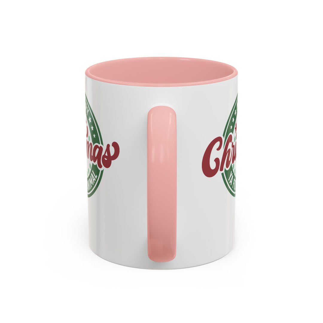 Merry Christmas Ya Filthy Animal - Accent Coffee Mug (11, 15oz)