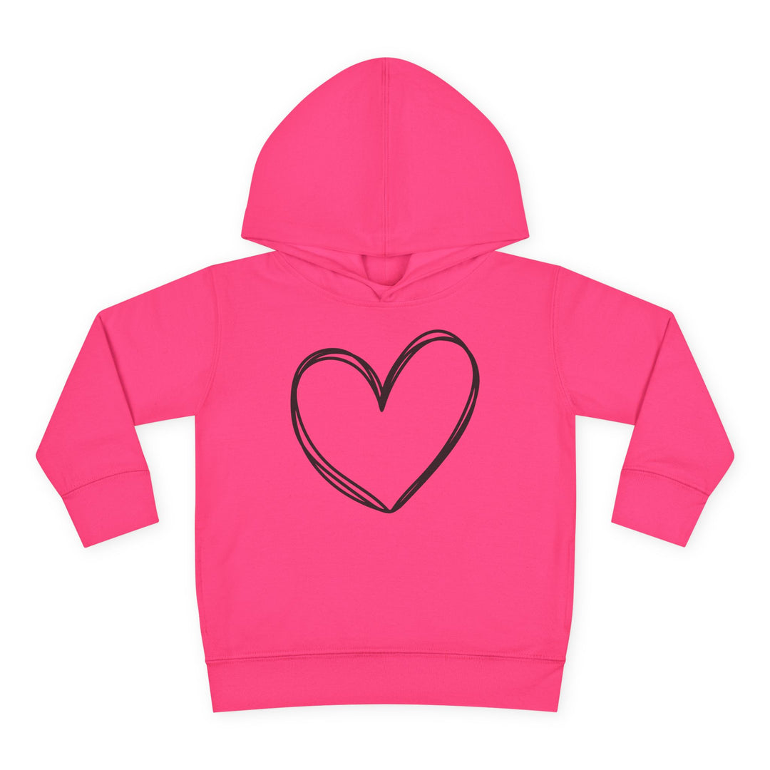 Heart - Toddler Pullover Fleece Hoodie