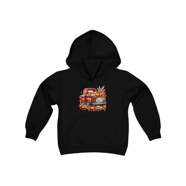 Welcome Fall - Youth Heavy Blend Hooded Sweatshirt