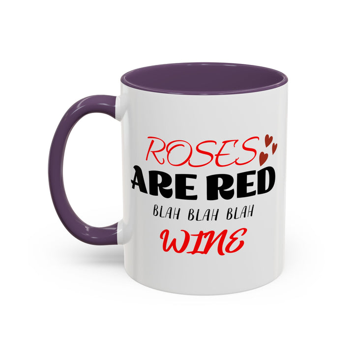 Blah Blah Blah Wine - Accent Coffee Mug (11, 15oz)