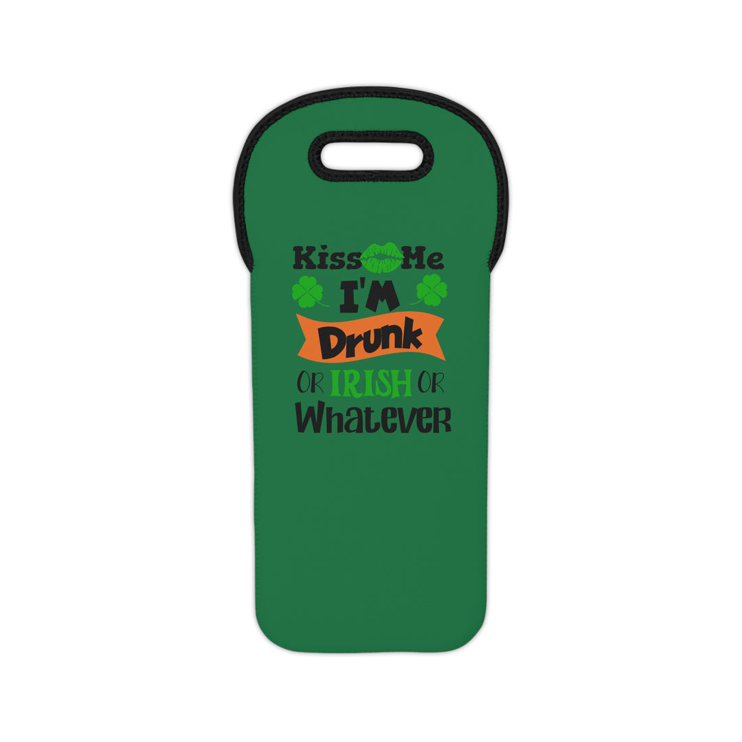 Kiss Me I'm Drunk - Wine Tote Bag