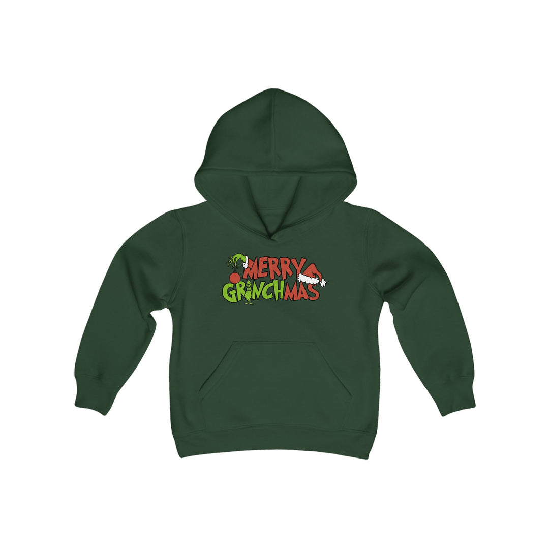 Merry Grinchmas - Youth Heavy Blend Hooded Sweatshirt