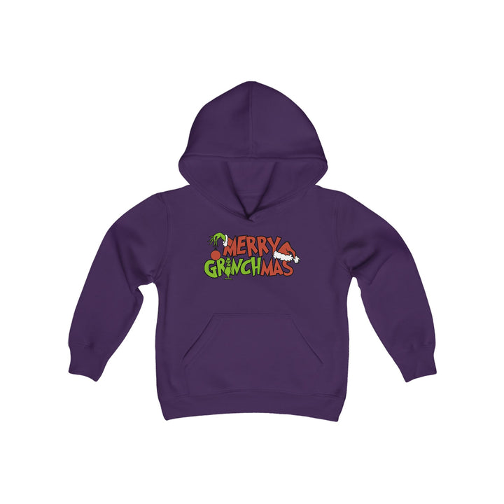 Merry Grinchmas - Youth Heavy Blend Hooded Sweatshirt