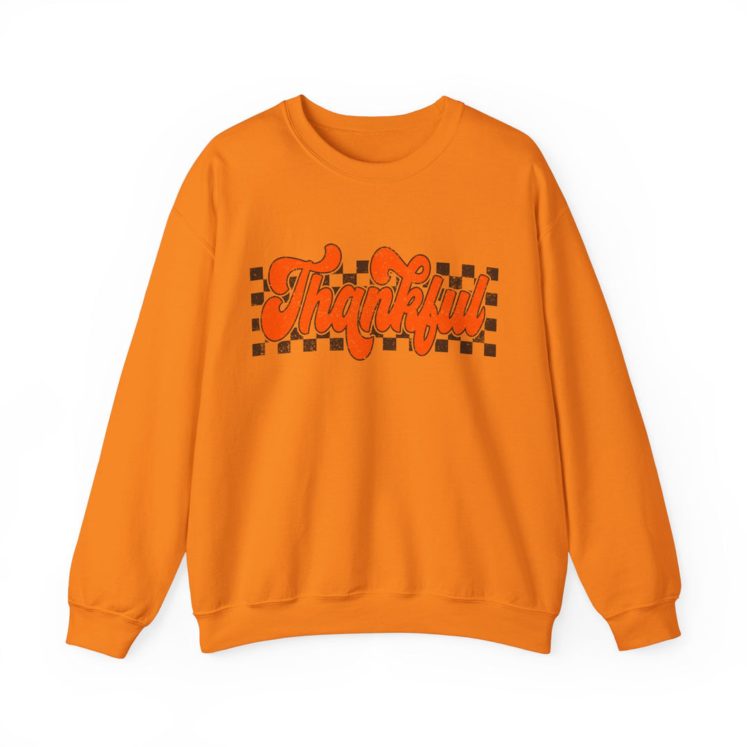 Retro Thankful - Unisex Heavy Blend™ Crewneck Sweatshirt