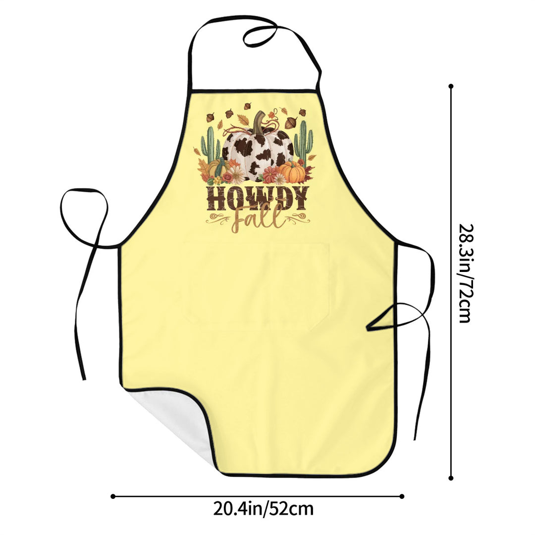 Howdy Fall - Adult Apron with Pockets