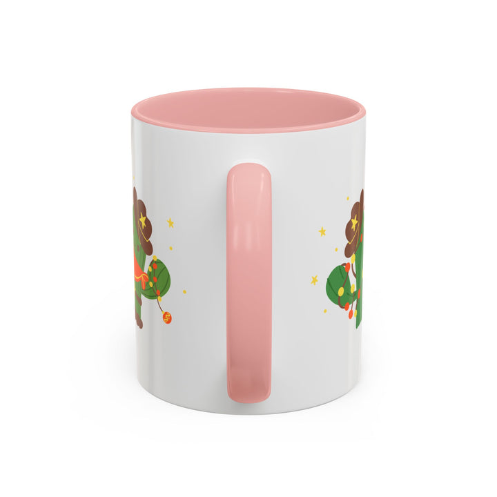 Merry Christmas Cactus -  Accent Coffee Mug (11, 15oz)